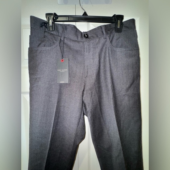 Ted Baker Jerome pant Gray Trousers. Size 34. NWT - Picture 1 of 11